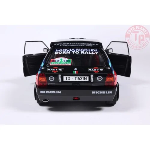 1/18 LANCIA DELTA HF INTEGRALE TRIBUTE TO BIASON BLACK A.SACCO RALLY S1807809 SOLIDO