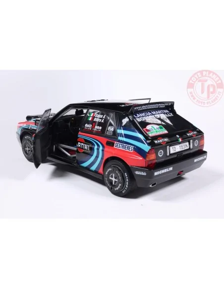 1/18 LANCIA DELTA HF INTEGRALE TRIBUTE TO BIASON BLACK A.SACCO RALLY S1807809 SOLIDO