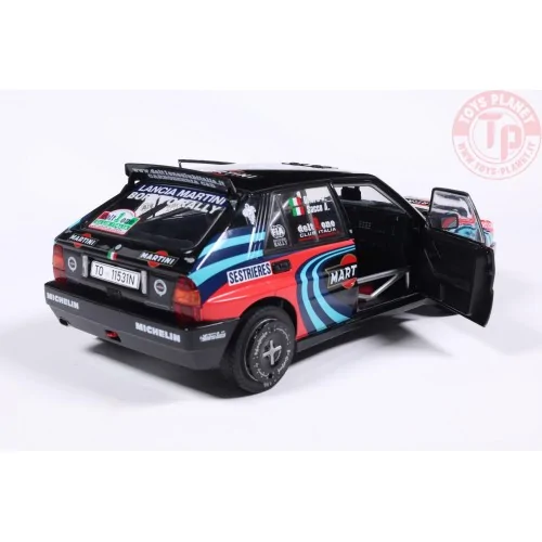 1/18 LANCIA DELTA HF INTEGRALE TRIBUTE TO BIASON BLACK A.SACCO RALLY S1807809 SOLIDO