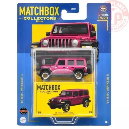 '18 Jeep Wrangler JL 1/64 HOT WHEELS HVW24 MATCHBOX