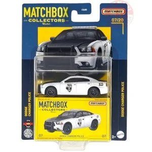 DODGE CHARGER POLICE 1/64 MATCHBOX HFL81 MATCHBOX