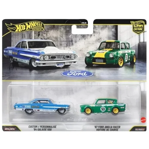 1/64 Custom '64 Galaxie 500 - '67 Ford Anglia Racer HOT WHEELS JHW50 HOT WHEELS