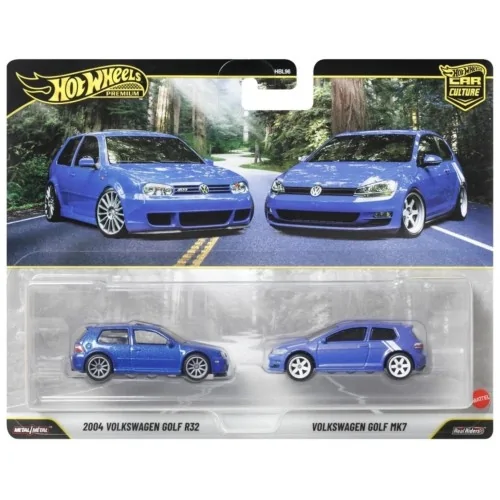 1/64 Volkswagen Golf R32 e Volkswagen Golf MK7 HOT WHEELS JHW49 HOT WHEELS