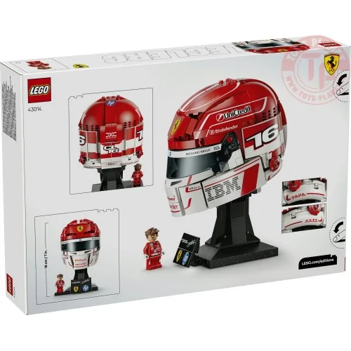 Casco di Charles Leclerc Scuderia Ferrari HP LEGO EDITIONS 43014 LEGO