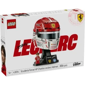 Casco di Charles Leclerc Scuderia Ferrari HP LEGO EDITIONS 43014 LEGO
