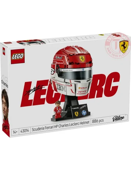 Casco di Charles Leclerc Scuderia Ferrari HP LEGO EDITIONS 43014 LEGO