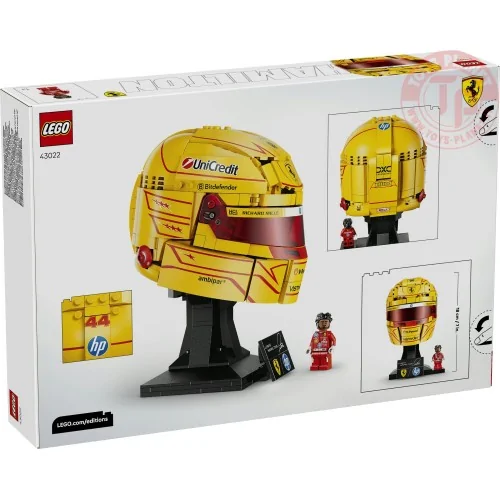 Casco di Lewis Hamilton Scuderia Ferrari HP LEGO EDITIONS 43022 LEGO
