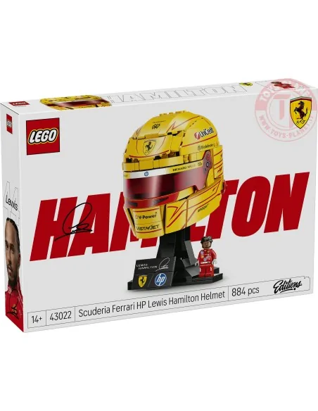 Casco di Lewis Hamilton Scuderia Ferrari HP LEGO EDITIONS 43022 LEGO