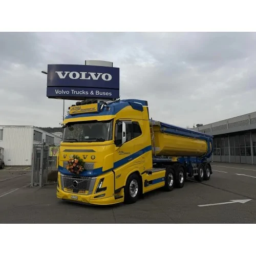 1/50 De Paola Volvo FH Aero Globetrotter 6x4 con vasca ribaltabile TEKNO 91851 TEKNO