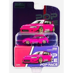 1/64 Honda Pandem Civic EG6 Rosa PR008 POP RACE