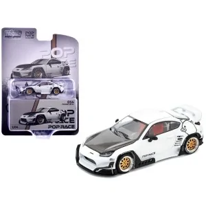 1/64 Toyota Pandem GR86 bianco PRE014 POP RACE