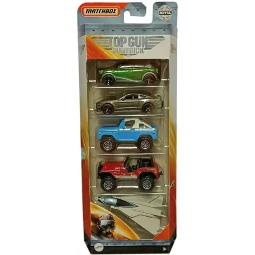 1/64 Top Gun Maverick confezione da 5 Matchbox MATCHBOX GPF95 MATCHBOX