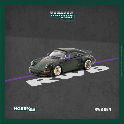 1/64 Porsche RWB 964 verde T64-TL037-GR TARMAC WORKS