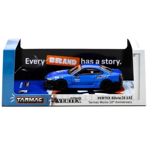 1/64 VERTEX Silvia (S 15) - 10° Anniversario T64G-023-10TH TARMAC WORKS