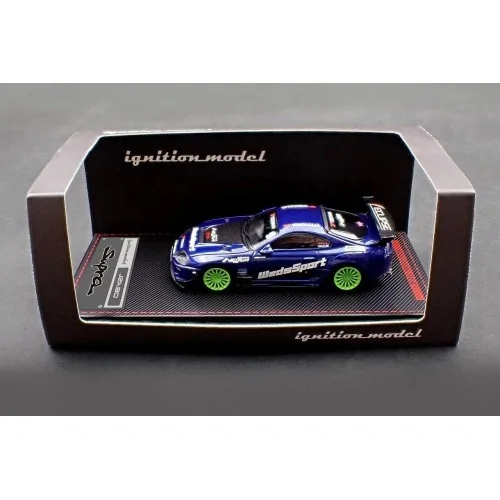1/64 Toyota Supra (JZA80) RZ blu metallizzato IG3843 IGNITION MODEL