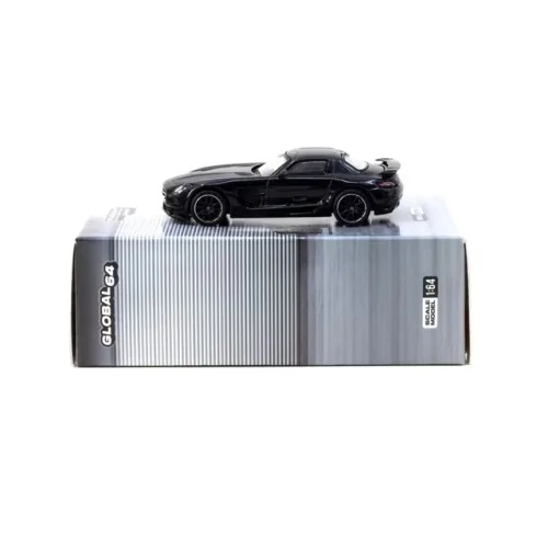 1/64 Mercedes-Benz SLS AMG Coupe Black Series Black Metallic T64G-027-BK TARMAC WORKS