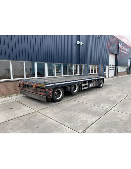 MERCEDES-BENZ AROCS MP5 BIG SPACE 10X4 TRAILER 3 AXLE WITH PALFINGER PK 165.002 TEC 7 BALLAST BOX ARJEN KANDT WSI 01-4303 WSI...