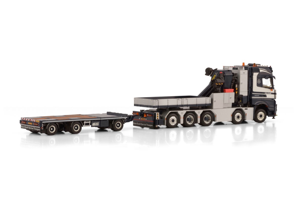 WSI 01-4303 MERCEDES-BENZ AROCS MP5 BIG SPACE 10X4 TRAILER 3 AXLE W
