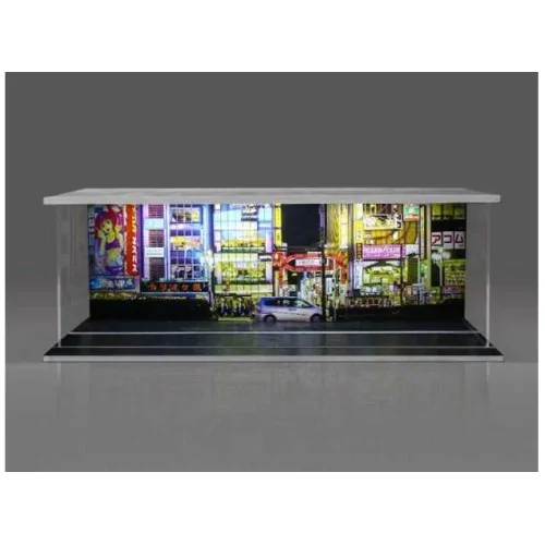 1/64 parking garage street with light MO914246 MOREART DIORAMI