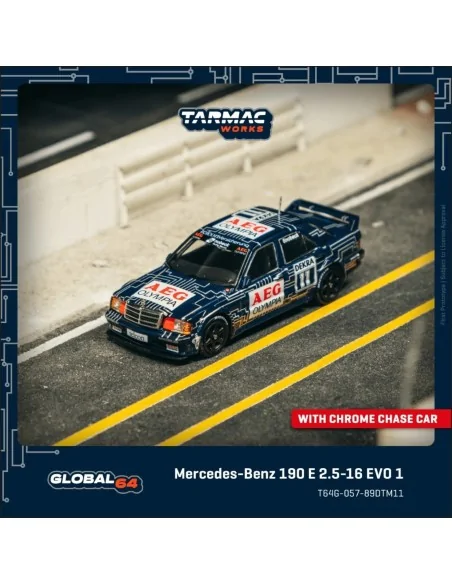 1/64 Mercedes-Benz 190 E 2.5-16 EVO 1 n11 DTM 1989 T64G-057-89DTM11 TARMAC WORKS