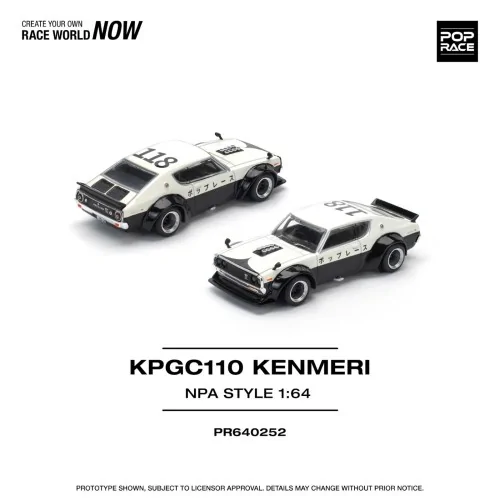 1/64 KPGC110 Kenmeri PR640252 POP RACE