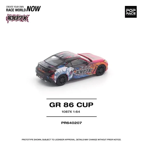 1/64 TOYOTA GR86 CUP PR640207 POP RACE