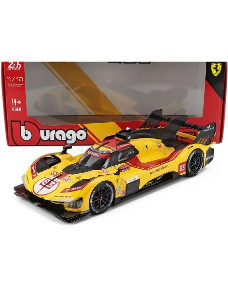 1/18 FERRARI - 499P 3.0L TURBO V6 TEAM AF CORSE N 83 WINNER 24h LE MANS 2025 ROBERT KUBICA - PHIL HANSON - YIFEI YE BU18-1630...