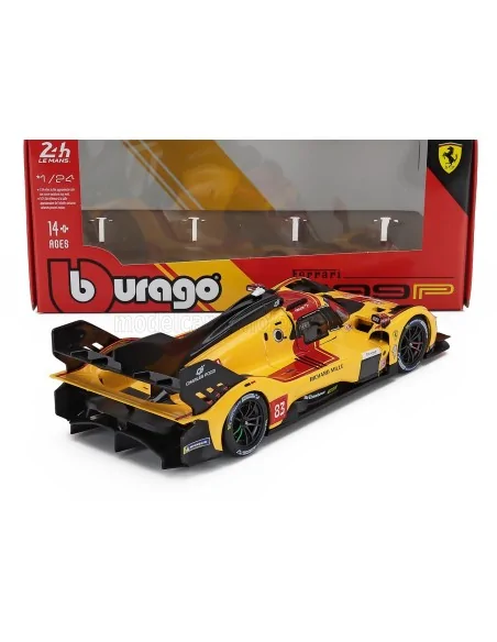 1/24 FERRARI 499P 3.0L TURBO V6 TEAM AF CORSE N 83 WINNER 24h LE MANS 2025 ROBERT KUBICA - PHIL HANSON - YIFEI YE BU18-26319 ... 1/24 FERRARI 499P 3.0L TURBO V6 TEAM AF CORSE N 83 WINNER 24h LE MANS 2025 ROBERT KUBICA - PHIL HANSON - YIFEI YE BU18-26319 ...