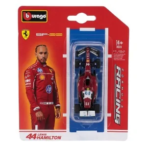 1/64 F1 SF-25 TEAM SCUDERIA FERRARI HP N 44 SEASON 2025 LEWIS HAMILTON BU18-56801-H BURAGO