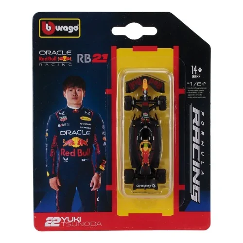 1/64 RED BULL F1 RB21 TEAM ORACLE RED BULL RACING N 22 SEASON 2025 YUKI TSUNODA BU18-58003-T BURAGO