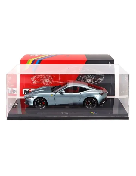 1/18 FERRARI ROMA 2019 WITH SHOWCASE NUMBERED ONE BY ONE GRIGIO TITANIO POLISTIL 18FE02042 POLISTIL