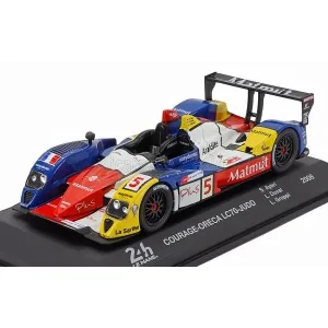 1/43 COURAGE LC70 JUDD 5.5L V10 TEAM ORECA MATMUT N 5 24h LE MANS 2008 SOHEIL AYARI - LOIC DUVAL - LAURENT GROPPI E161 MODELL...