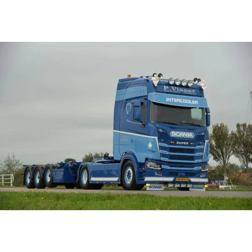1/50 P. Visser Scania Next Gen S-Highline met 40ft. container TEKNO 91372 TEKNO