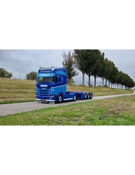 1/50 P. Visser Scania Next Gen S-Highline met 40ft. container TEKNO 91372 TEKNO