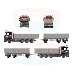 1/50 Nielsen Vognmand, Soren DAF XF 8x2 haakarm met container TEKNO 90721 TEKNO