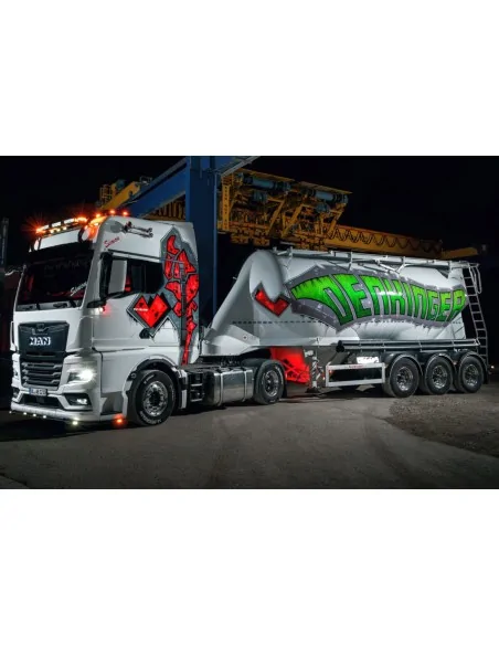 1/50 Denkinger MAN TGX GX 4X2 BULK TRAILER - 3 AXLE WSI 01-5181 WSI MODELS