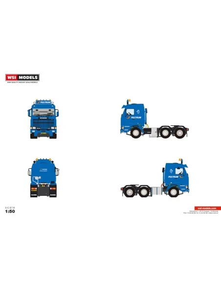 1/50 Pultrum Rijssen bv SCANIA 3 SERIES 6X2 TWIN STEER WSI 01-5080 WSI MODELS