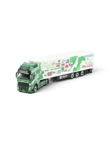 1/50 Gesuko Russel Truckshow Volvo FH04 Globetrotter with 3-axle refrigerated trailer TEKNO 88419 TEKNO