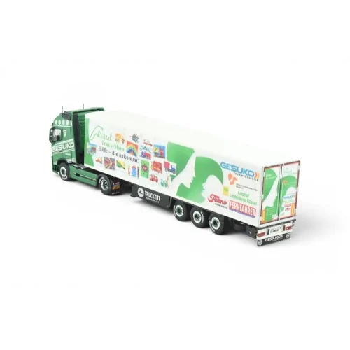 1/50 Gesuko Russel Truckshow Volvo FH04 Globetrotter with 3-axle refrigerated trailer TEKNO 88419 TEKNO