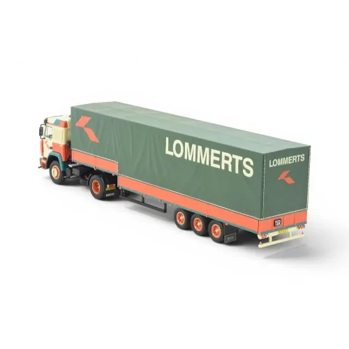 Iveco Turbostar met 3-assige zwanenhals oplegger Lommerts TEKNO 89110 TEKNO