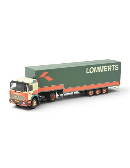 Iveco Turbostar met 3-assige zwanenhals oplegger Lommerts TEKNO 89110 TEKNO