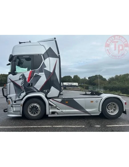 Scania Next Gen S-series Highline with 3-axle box trailer Coles & Sons TEKNO 87111 TEKNO