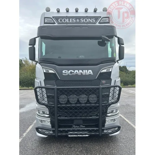 Scania Next Gen S-series Highline with 3-axle box trailer Coles & Sons TEKNO 87111 TEKNO