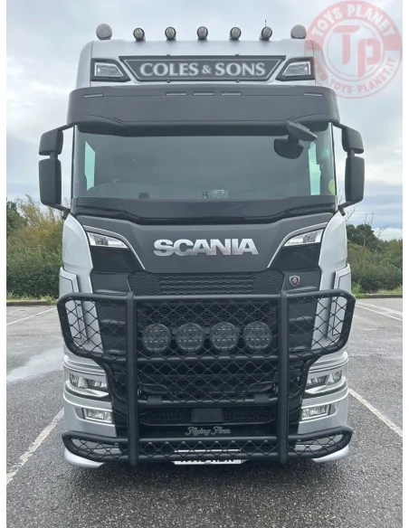 Scania Next Gen S-series Highline with 3-axle box trailer Coles & Sons TEKNO 87111 TEKNO