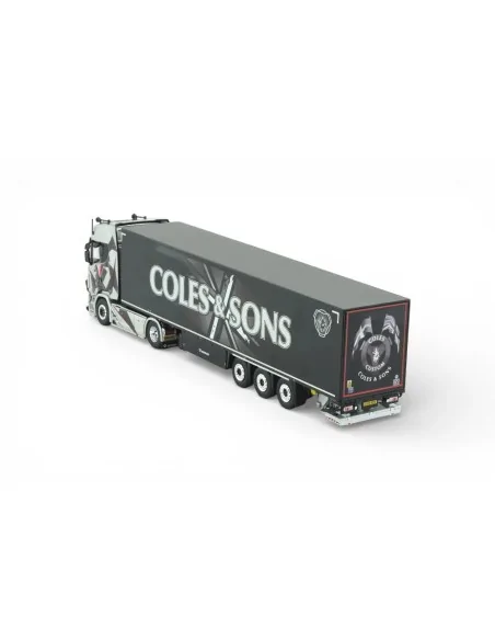 Scania Next Gen S-series Highline with 3-axle box trailer Coles & Sons TEKNO 87111 TEKNO
