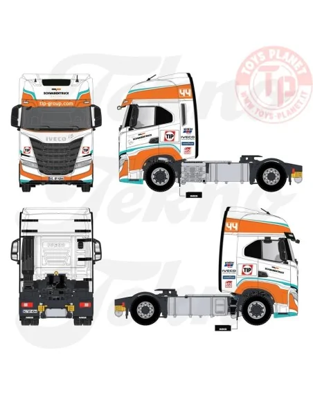 Iveco S-Way 4x2 TIP Schwabentruck 1:50 TEKNO 87973 TEKNO Iveco S-Way 4x2 TIP Schwabentruck 1:50 TEKNO 87973 TEKNO
