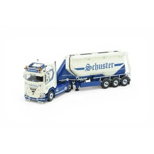 Scania Next Gen 560R con rimorchio a scarico inferiore Feldbinder Schuster TEKNO 88421 TEKNO