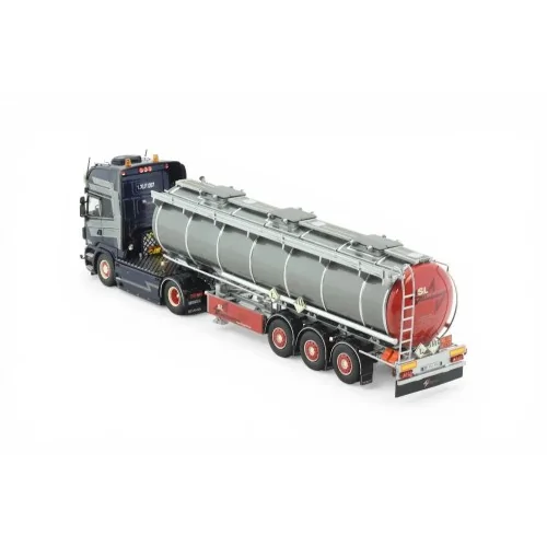 1/50 SL Logistics Scania Serie R Topline 4x2 con rimorchio cisterna a 3 assi TEKNO 87066 TEKNO