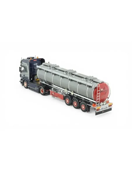 1/50 SL Logistics Scania Serie R Topline 4x2 con rimorchio cisterna a 3 assi TEKNO 87066 TEKNO