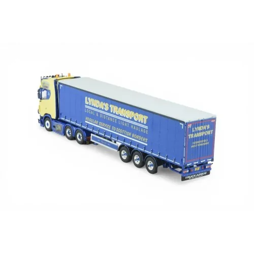 Scania Next Gen S with 3-axle curtain-side trailer Lynda's Transport TEKNO 87532 TEKNO